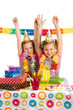 Twins celebrating birthday