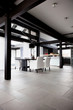 Modern house, living-room with the modern furniture
