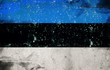 Flag of Estonia - Grunge style illustration Flag of Estonia - Grunge style illustration