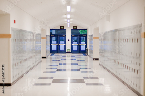 Photo: High School Hallway High School Hallway