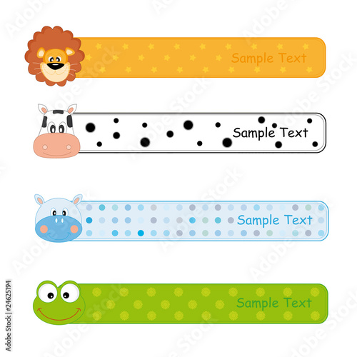 animales infantiles a color