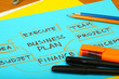 Photo: Business plan Business plan