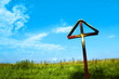 Blue sky with crucifix