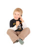 am Telefon