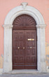 Wooden door. Wooden door.