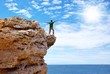 Man on the edge Man on the edge
