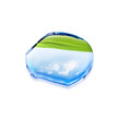 Pure water drop