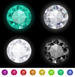 Vector gemstones collection Vector gemstones collection