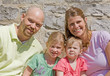 Attractive Family of Four Attractive Family of Four