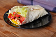 Surimi kebab with vegetable Surimi kebab with vegetable