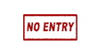No Entry Stamp