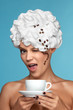 Cappuccino woman.