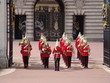 Marching band at Buckingham Palace, London, UK Marching band at Buckingham Palace, London, UK
