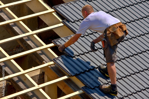 Photo: Roofer at work Roofer at work
