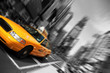New York City Taxi, Blur focus motion, Times Square