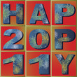 Funky greeting card design for New Year 2011 Funky greeting card design for New Year 2011