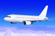 airplane in the sky landing away airplane in the sky landing away