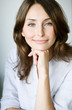 Portrait of a cute cheerful young woman