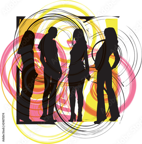 Vector: Sexy girls Sexy girls