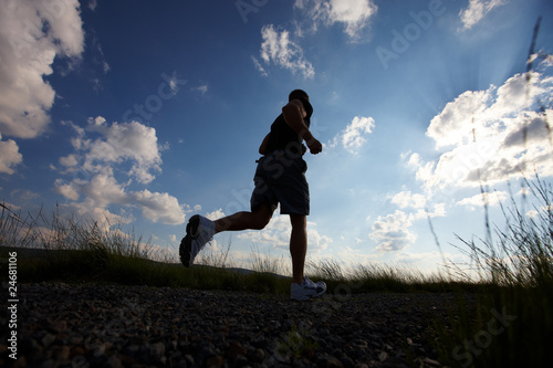 Foto: Mann beim Joggen Mann beim Joggen