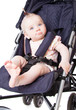 Baby in perambulator