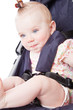 Baby in perambulator