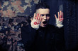 bloody hands
