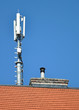 mobilfunkantenne  auf dach