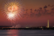 Fireworks over Washington DC