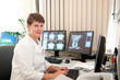 Doctor with CT films