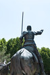 Cervantes Monument in Plaza de Espana, Madrid. Cervantes Monument in Plaza de Espana, Madrid.