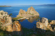 Shamanka-Rock on Olkhon island at Baikal lake