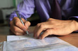Hand of the businessman