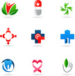 Medical icons and logos Medical icons and logos