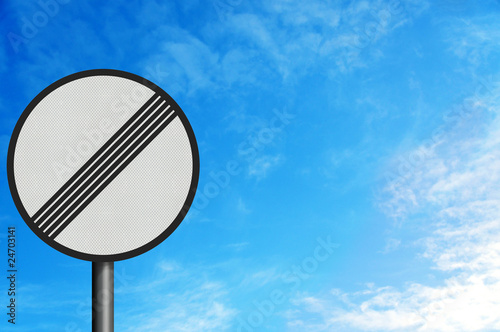 Photo: Photo realistic 'no limits' sign, with space for your text Photo realistic 'no limits' sign, with space for your text