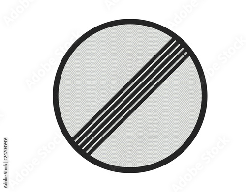 Photo: Photo realistic 'no limits' sign isolated on white Photo realistic 'no limits' sign isolated on white