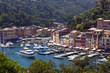 colofull harbour of portfino italy