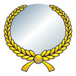 Lorbeerkranz Gold Freitext