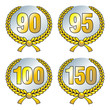 Lorbeerkranz Gold 90 95 100 150