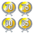 Lorbeerkranz Silber 70 75 80 85