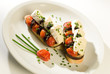 bruschetta de queso camembert