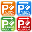 Parking Validation Ticket Sign Parking Validation Ticket Sign