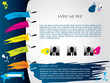 Painted website template