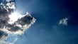 Sonne hinter wolken