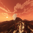 Volcanic eruption