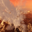 Volcanic eruption