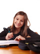 fröhliches Kind in der Schule fröhliches Kind in der Schule