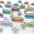 Greetings from Around the World - Speech Bubbles