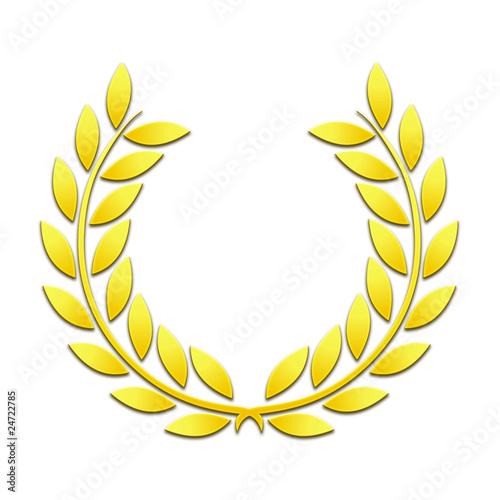 Illustration: Couronne or en relief Couronne or en relief