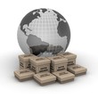 Shipping worldwide concept
